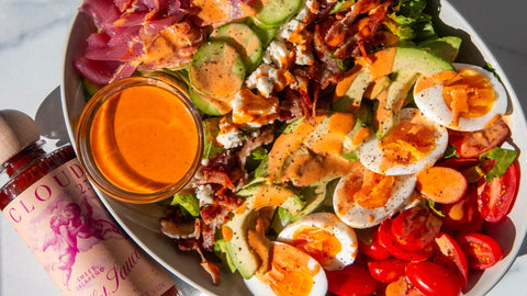 Spicy Sweet Jalapeño Cobb Salad